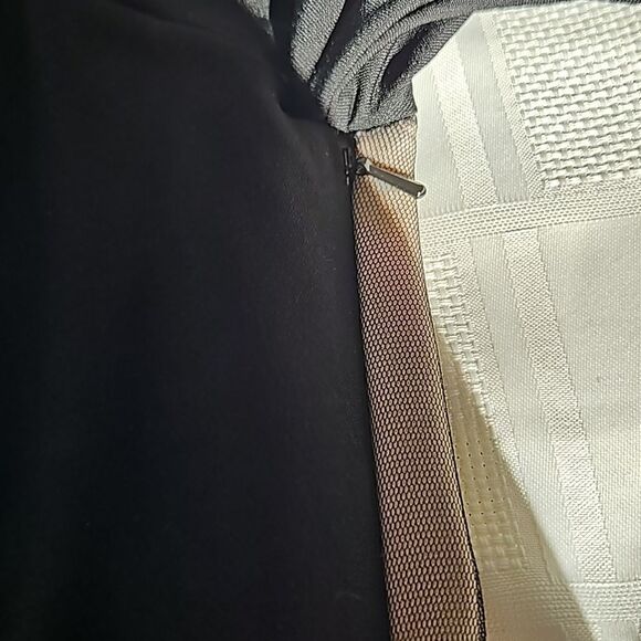 Rianna Couture Women's Formal Beaded Maxi Dress With Front Slit Size 16 Black - Picture 12 of 16